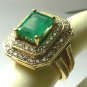 ONE OF A KIND COLOMBIAN EMERALD & DIAMOND RING