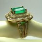 ONE OF A KIND COLOMBIAN EMERALD & DIAMOND RING