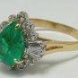DIVA WORTHY COLOMBIAN EMERALD & DIAMOND RING 2.01CTS