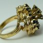 GLORIOUS SAPPHIRE & GOLD RING