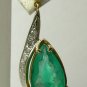 MOVIE STAR COLOMBIAN EMERALD & DIAMOND EARRINGS