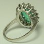 EMERALD & DIAMOND VERSION OF KATE MIDDLETONS RING 4CTS