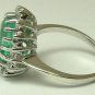 EMERALD & DIAMOND VERSION OF KATE MIDDLETONS RING 4CTS