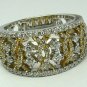 NOBLE 2 TONE GOLD & DIAMOND RING 1CT