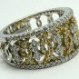 NOBLE 2 TONE GOLD & DIAMOND RING 1CT