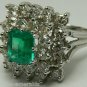 Gorgeous Colombian Emerald & Diamond Ring 5.20tcw