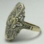 Delicate Art Nouveau Diamond Ring