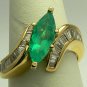Sparkling Colombian Emerald & Diamond Ring 2.80ctw