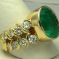 Gem Quality Colombian Emerald & Diamond Ring 5.80ctw