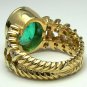 Gem Quality Colombian Emerald & Diamond Ring 5.80ctw