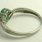 .80pts Romantic Colombian Emerald Diamond and Gold Ring