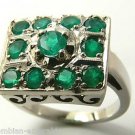 Vintage Colombian Emerald & White Gold Ring 2.10cts