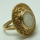COLORFUL OPAL & GOLD RING