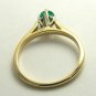 .25pts Gorgeous Colombian Emerald Solitaire Ring