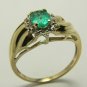 1.0tcw Lovely Colombian Emerald & Diamond Ring