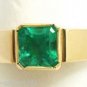 COLOMBIAN EMERALD RING .81 CTS FINE QUALITY
