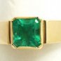 COLOMBIAN EMERALD RING .81 CTS FINE QUALITY