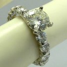 Illuminating Diamond Ring with Diamond Eternity Band