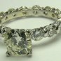 Illuminating Diamond Ring with Diamond Eternity Band