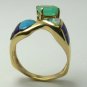 GLORIOUS COLOMBIAN EMERALD & OPAL RING