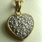 PERFECT!!! PAVE DIAMOND HEART PENDANT