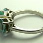 OUTSTANDING COLOMBIAN EMERALD & AQUAMARINE RING 1.80CTS