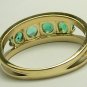 .80cts Beautiful! Colombian Emerald & Gold Ring 14k