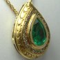 COLOMBIAN EMERALD & DIAMOND PENDANT 2.53 CTS