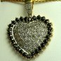 DREAMY SAPPHIRE & DIAMOND HEART PENDANT