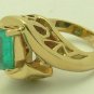 Custom Made! Colombian Emerald & Gold Ring 2.50cts