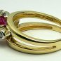 TRES CHIC!!! PINK TOURMALINE & DIAMOND RING 2.50CTS