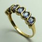 DIVINE TANZANITE & GOLD RING