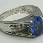LAVISH TANZANITE & DIAMOND RING 2.01CTS