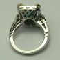 ART DECO INSPIRED COLOMBIAN EMERALD & DIAMOND RING 2.20