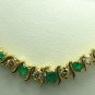 Stunner! Colombian Emerald & Diamond Riveria Necklace