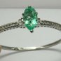 Fab! Colombian Emerald & Diamond Bangle 4.11cts