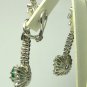 6.80tcw Radiant Art Deco Colombian Emerald & Diamond Chandelier Earrings