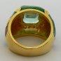Custom! Emerald Diamond & Enamel Ring 3.0cts