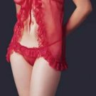 ~ Sheer Babydoll With Ruffles ~