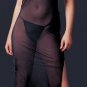 ~ Sexy Sheer Long Gown With Side Slits & Sequinned Cups ~