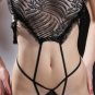 ~ Sexy Strappy Teddy WIth Satin Bow & Thong Back ~