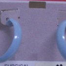 Jewelry, Pr. light blue 1"  earrings