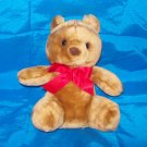 Stuffed Animals, Plush Toys, Bears - brown bear with large red bowtie