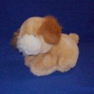 Stuffed Animal, Plush Toy Dog By Gund. Tan, brown, and cream colored.