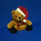 **Stuffed Animal, Plush Toy, Bean Bag Santa Bear by HO HO for Sears