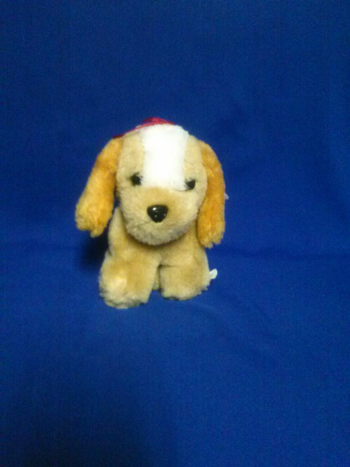 Stuffed Animal,Plush Toy Dog, tan and white