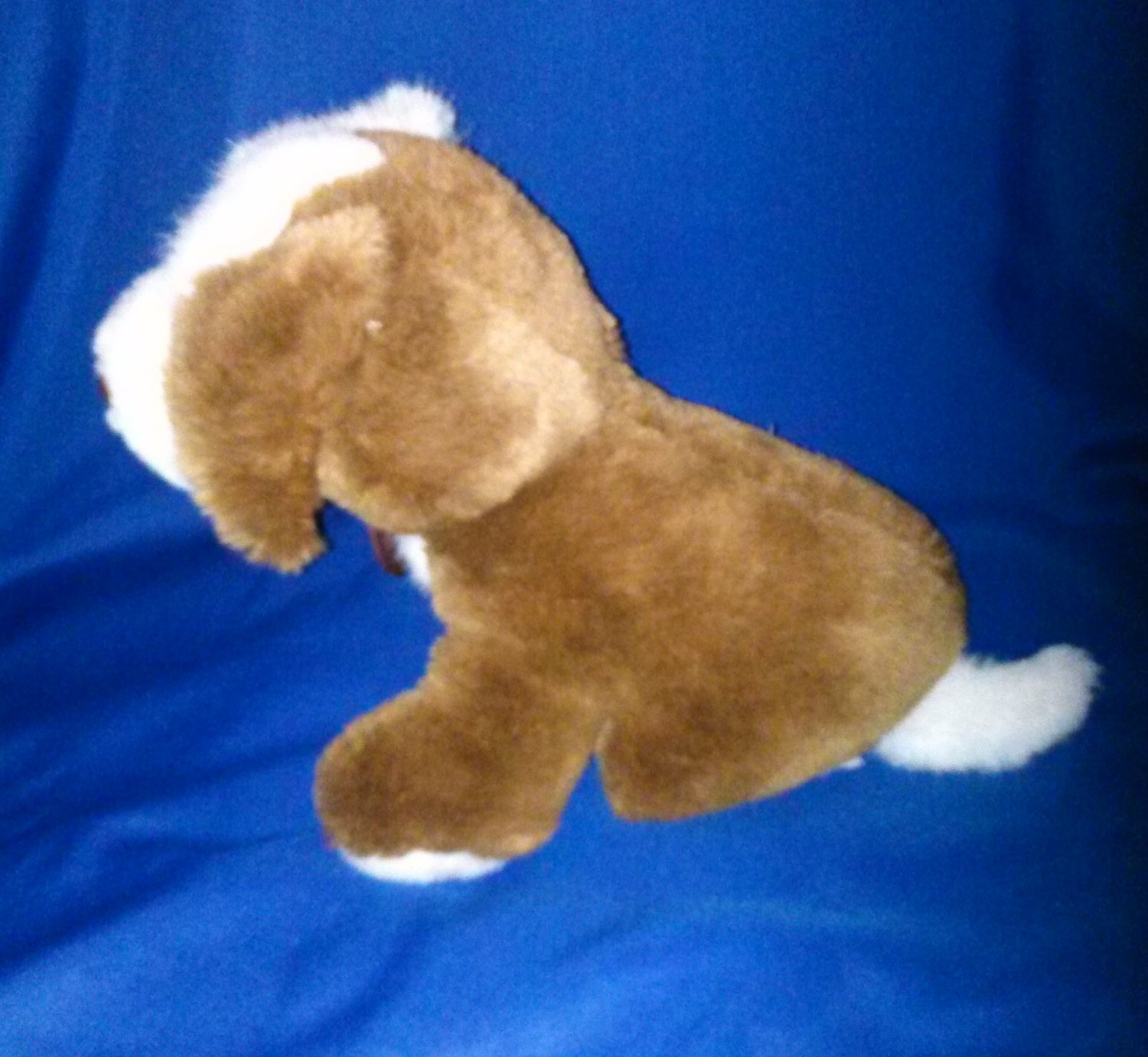 Stuffed Animal, Plush Toy, Brown and white Dog, Cuddle WIT Creations