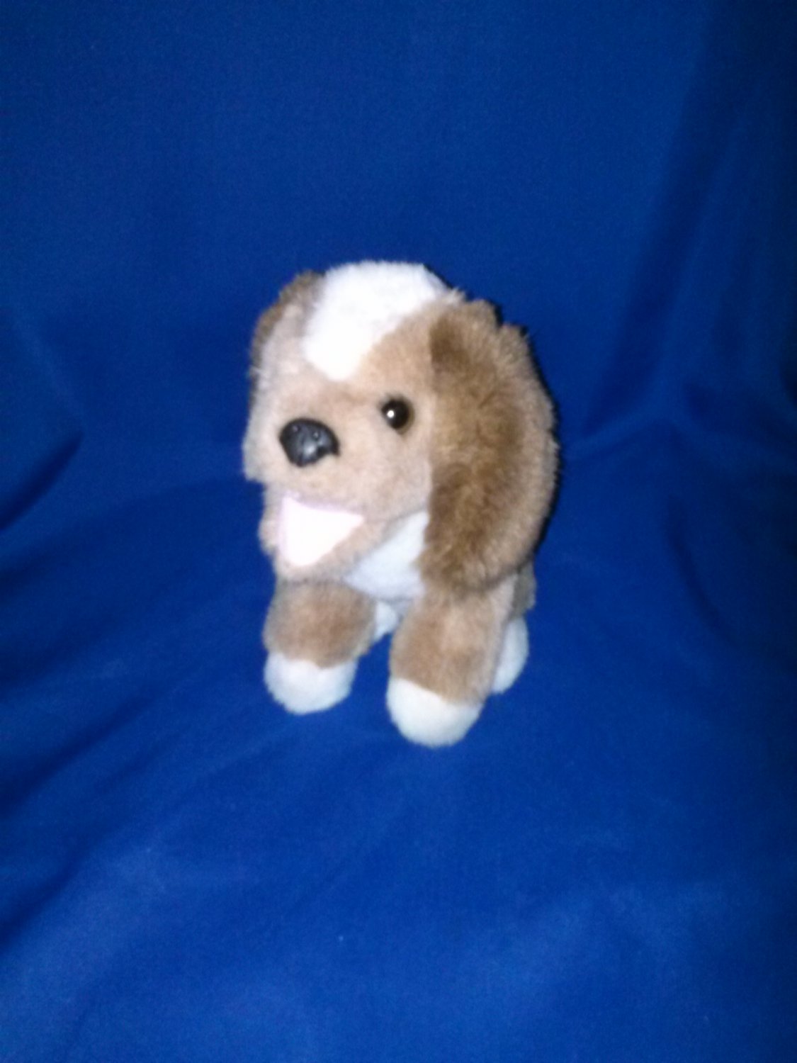 Stuffed Animal, Plush Toy, Brown and white Dog,