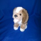 Stuffed Animal, Plush Toy, Brown and white Dog,