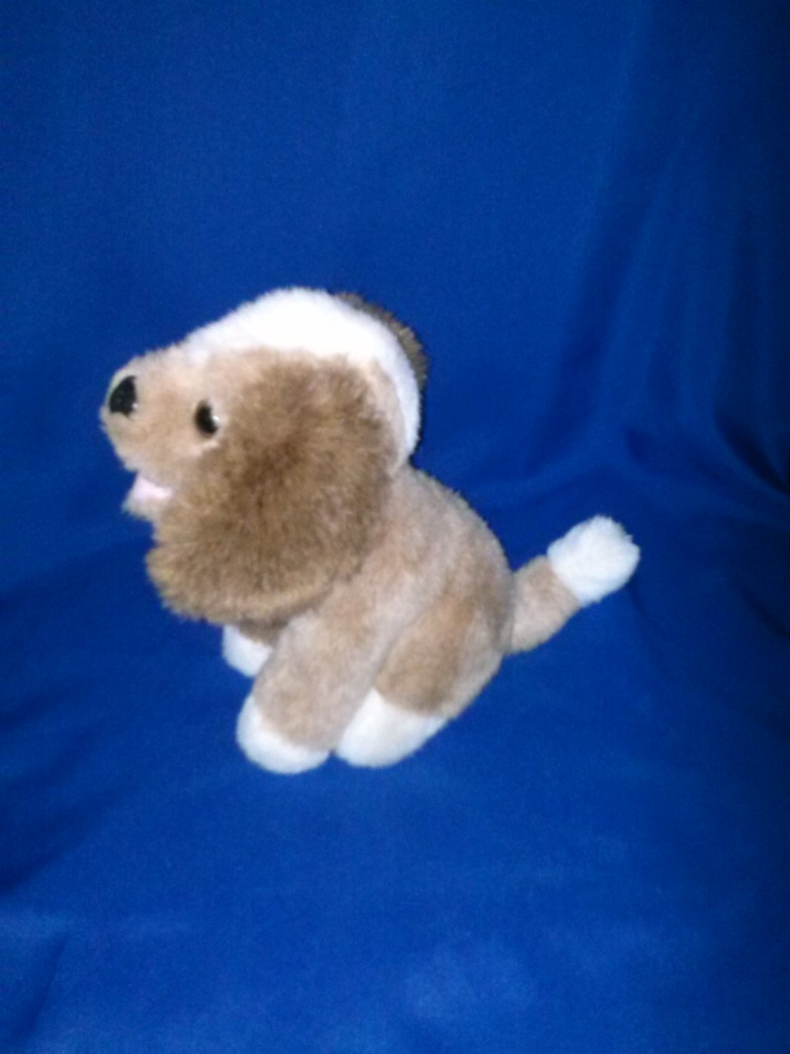 Stuffed Animal, Plush Toy, Brown and white Dog,